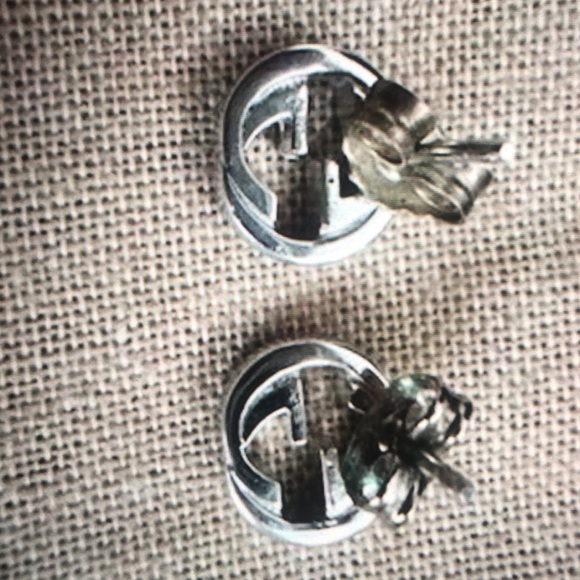 Gucci Interlocking silver studs - Picture 6 of 6